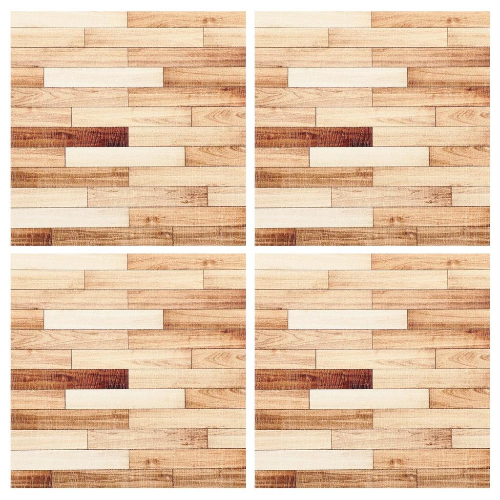 Ibasenice Puppenhaus 4 Miniatur Kinder DIY Holzmaserung Boden Mix and Match Bodenbelag Zubehör Böden, Teile, Dekoration, Platten,