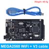 TZT MEGA2560 MEGA 2560 R3 (ATmega2560-16AU CH340G) Placa de desenvolvimento AVR USB MEGA2560 para arduino