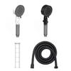 Black White Color High-Pressure Shower Head 10 Spray Modes Water Saving Shower  Bathroom Use