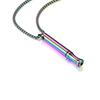 Fashion Necklace Meditation Breath Stainless Steel Whistle Pendant Anxiety Relief Stress Reduction Jewelry Accessory