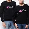 Herbst Winter I AM KENOUGH Buchstaben bedruckter Hoodie für Männer Frauen Modischer lockerer langärmliger lässiger Top-Pullover & lange Ärmel Damen