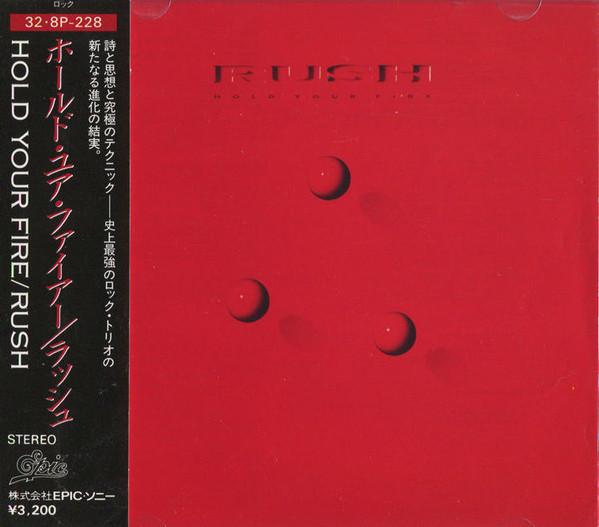 CD RUSH  Hold Your Fire 328P228 Epic EpicSony 1987 Япония Японский Поп-Рок Б/у