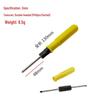2-in-1 Double-Headed Phillips & Slotted Screwdriver, Interchangeable, Magnetic Carbon Steel Shaft, Multi-Functional Repair Tool