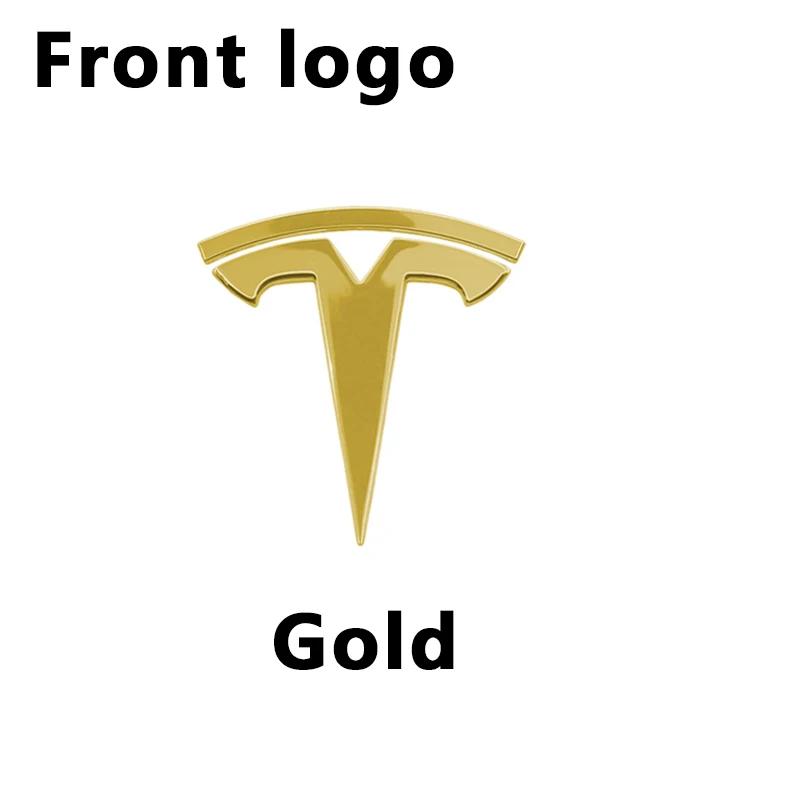Car Sticker 2025 New Tesla For Tesla Model 3 Model Y Personalization Auto Decal Car Logo Badge Hood Front Grille Rear Trunk Deco