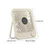 Portable Sized Desk Fan Build-in Battery Quiet Operation 100 Gear Speeds Adjustable Tilt For Office Study Home Use