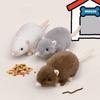 Lifelike Cute Rat Plush Toy Simulation Stuffed Animal Grey Brown Mouse Soft Doll Kid Birthday Gift Xmas Gift