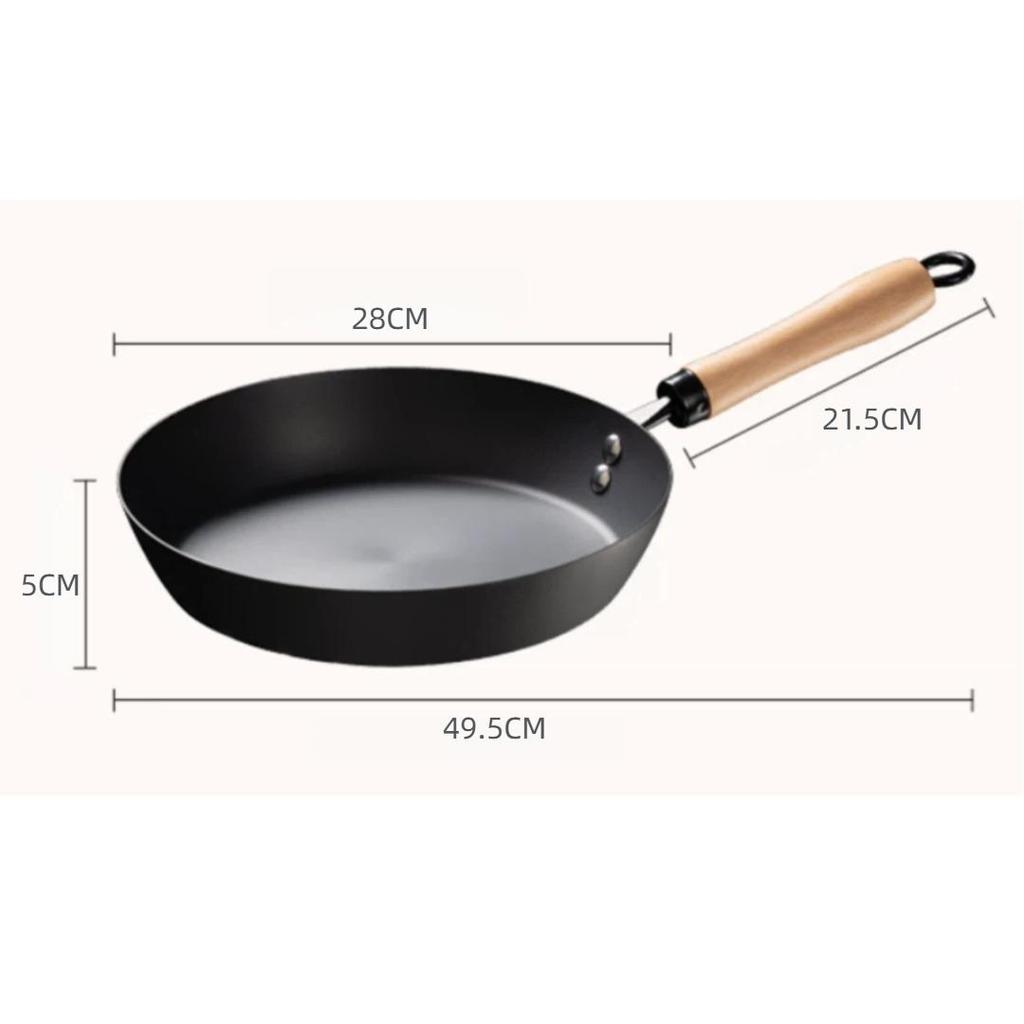 Jingdong Jingzao Non-Stick Frying Pan, Skillet for Eggs And Steak, Griddle for Breakfast, Gas Stove Compatible 28cm