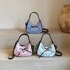 Polka Dot Underarm Bag Y2K Hobo Bag Fashion Bow Shoulder Bag Female
