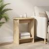 Side Table Sonoma Oak 50 X 39.5 X 55 Cm Particleboard