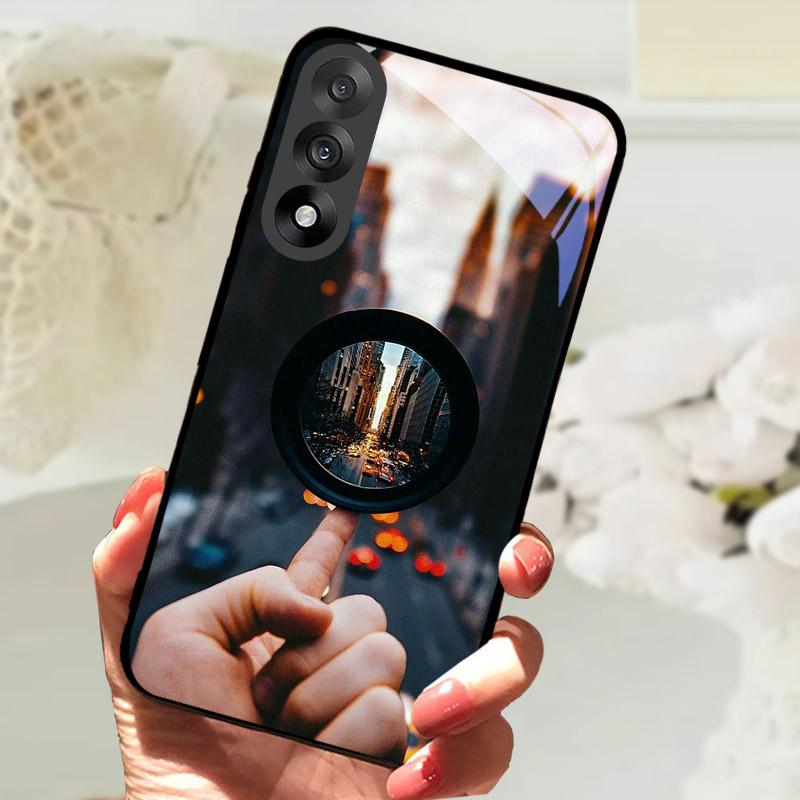 För OnePlus Nord 5 5G Stötsäker Mobilskal Härdat Glas Baksida För OnePlus Nord5 Capa Bumper Fundas Skyddande Skal