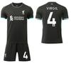 2024-25 Liverpool venkovní dres #11 Salah #4 Van Dijk #7 Wirtz Fotbalové dresy