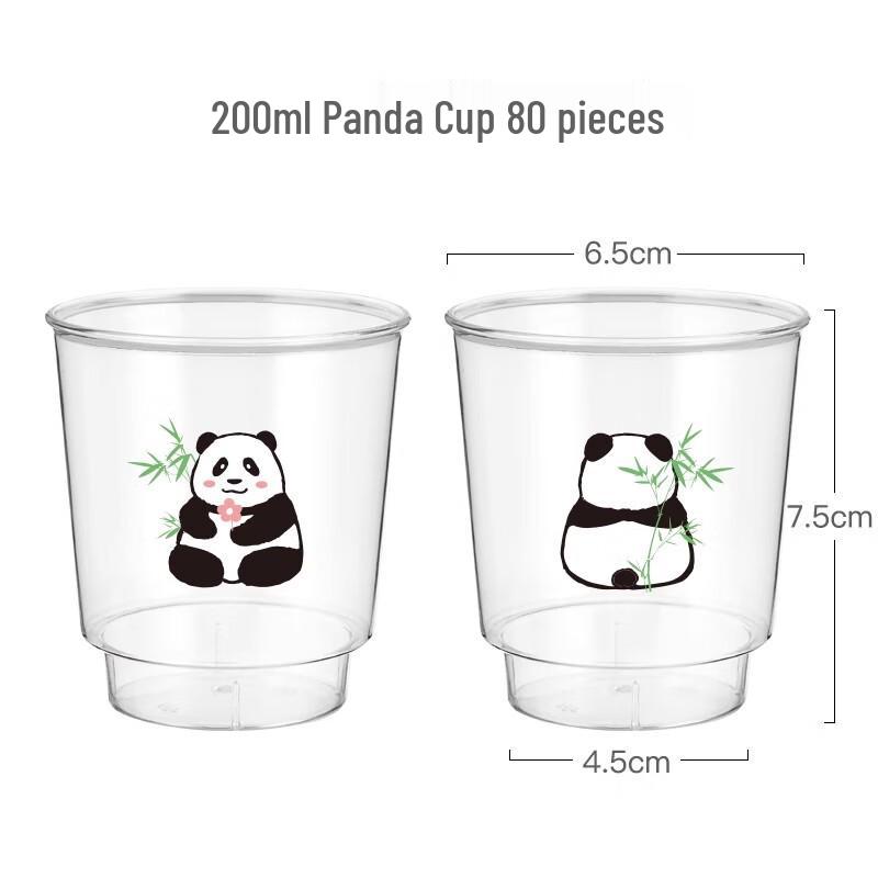 

St. Belle Transparent Disposable Hard Plastic Cups