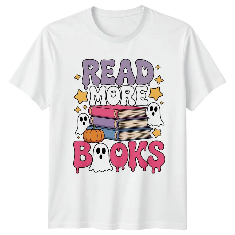 Read More Books TShirt Spooky Season Reading Halloween Gift For Him And Her S