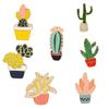 Unique Cartoon Creative Cactus Brooch Pin Accessory For Fashionable Apparel Use
