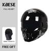 Classic Style Matt Black Scorpion Helmet Detachable Multi-purpose Combination Motorcycle Locomotive Capacete De Moto Masculino