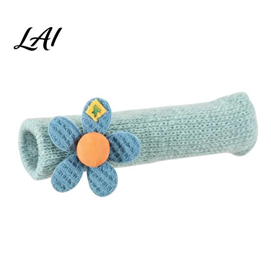 Decorative Furniture Sleeves Knitted Doorknob Covers Thick Anti‑Slip Feet Protector Sleeves Door Handle Soft Acrylic Wraps Cushion Pads,