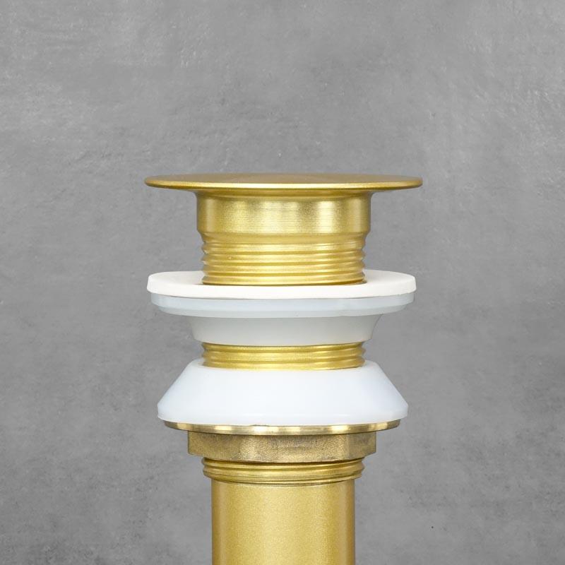 Antique Brass Washbasin Stopper Without Overflow GOLD GLEN 1 21