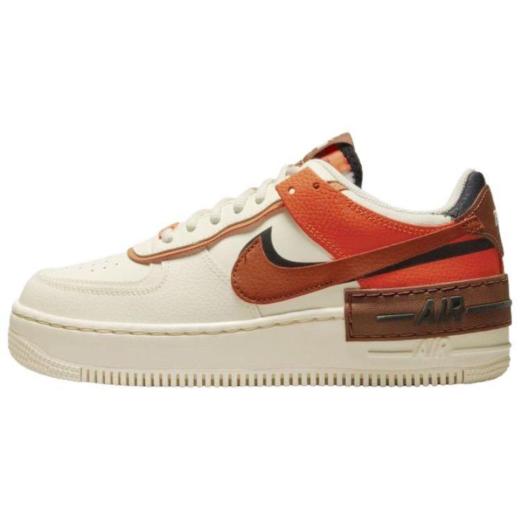 

Nike Air Force 1 Shadow Pale Ivory Oxen Brown Women Sneakers Cream CI0919-114 38.5