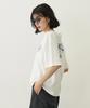 Milkfed Casual Plaid Logo Wide Shorts White Tee, Women's,