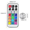 LED Atmosphere Light Underwater Starlight Waterproof Remote Control Candle Light Aquarium Tank Colorful Submersible Light