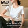 Mark Fairwhale Women's Slim Fit Round Neck T-Shirt