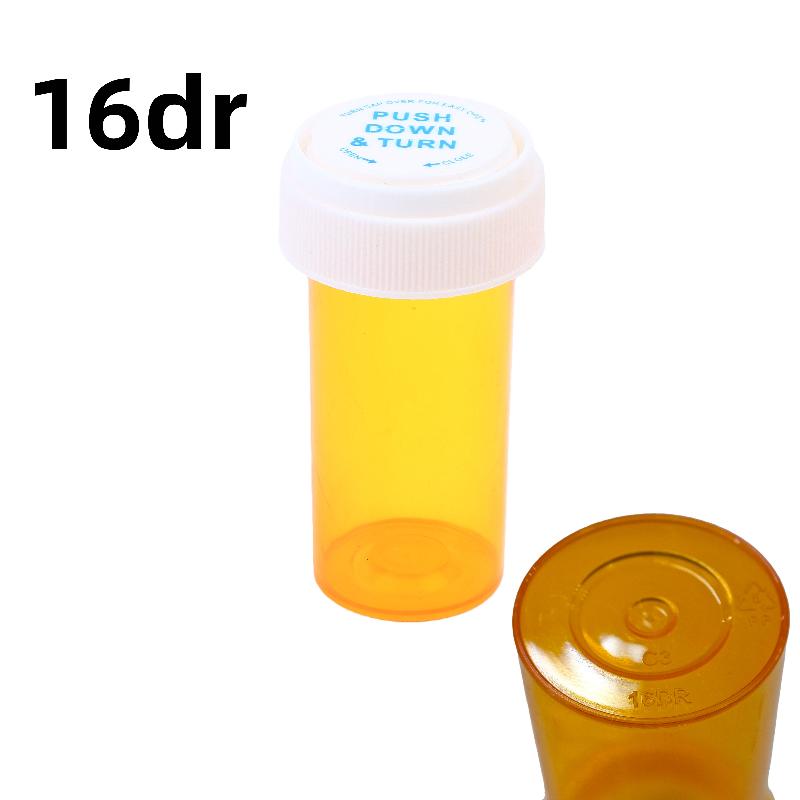 5/10/20 szt. Farmaceutyczny pojemnik odporny na dzieci, ale łatwy do otwarcia, Pusta plastikowa butelka z zakrętką dwustronną