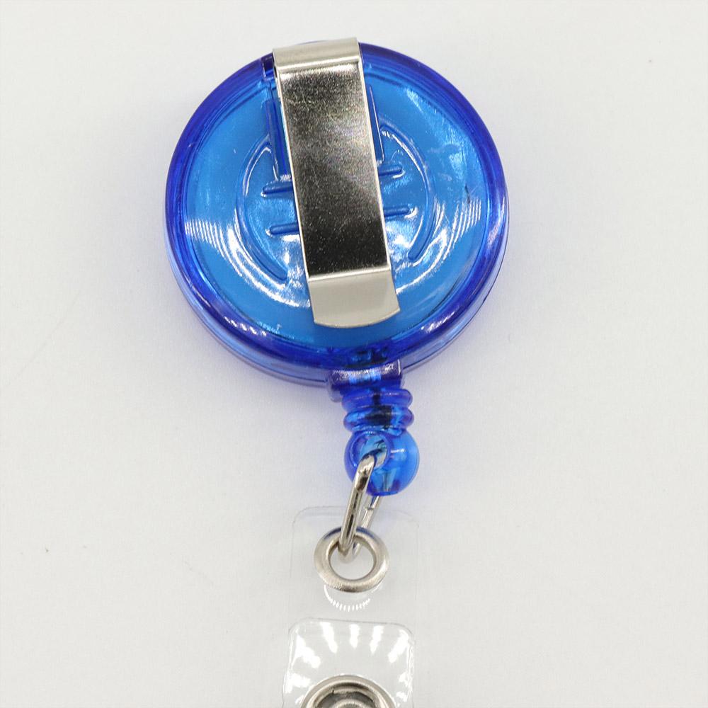 Card Holder Clip PU Leather Retractable Badge Reels Name Card Holder ID Badge Holder Nurse Doctor