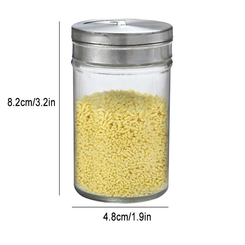 Neue 1 Stück 100 ml Glas Gewürzgläser Leere Gewürzflaschen Mit Luftdichten Metallkappen Gewürzbehälter Mit Aluminiumkappen