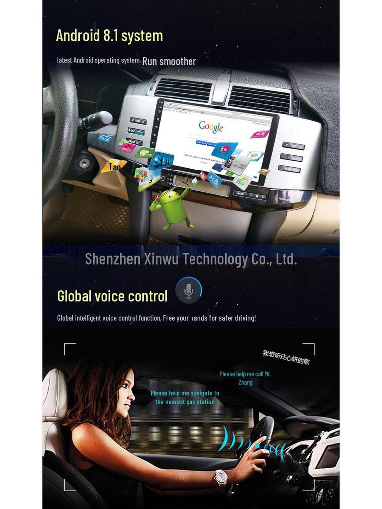 International Android Navigation System for 06-10 Mitsubishi Lancer IX with Bluetooth and Wi-Fi GPS.