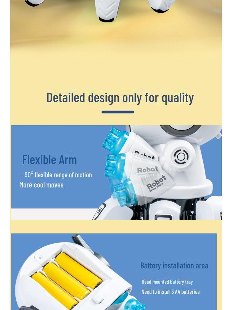 Douyin Celebrity Robotic Dancing Toy: Six-Claw Interactive Light & Sound for Kids