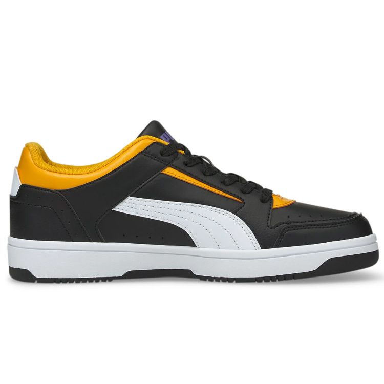 Puma Rebound Joy Casual Sports Comfortable Balance Lightweight Low-Top Sneakers Unisex Sneakers Black Yellow-Gradient 380747-04