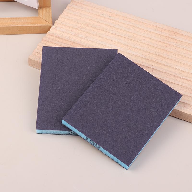 6 Pcs Sanding Sponge Set 60-320 Grit Washable And Reusable Wet Dry Sanding Blocks For Metal Wood Polishing Abrasive Tool