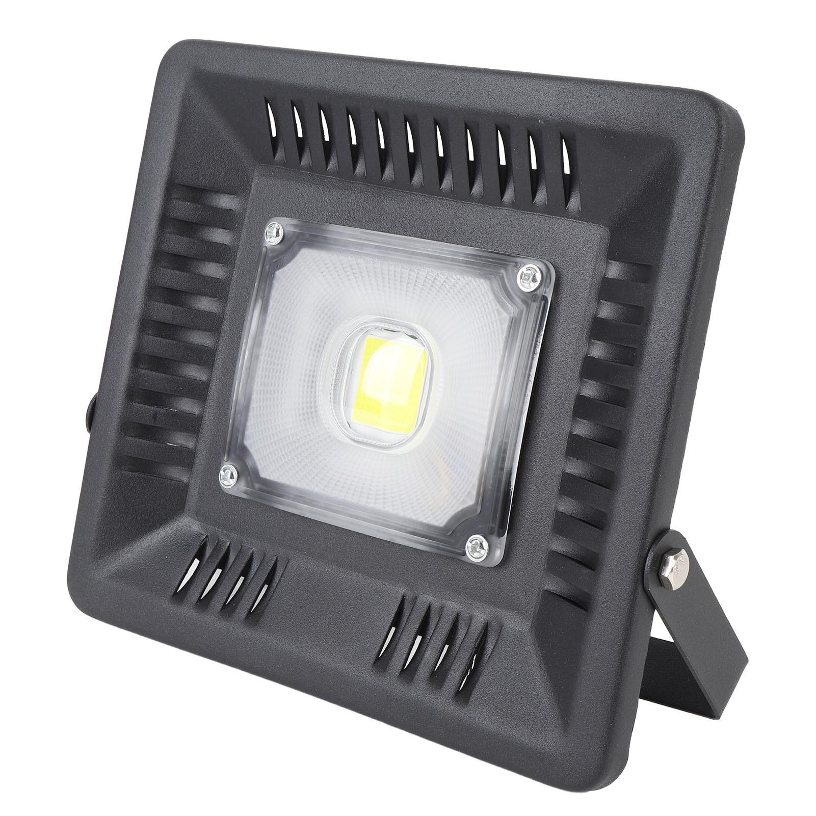 

50W LED Flood Light IP65 Rain Proof Hardwired 5000LM Super Bright Floodlight with Adjustable Metal Bracket for Outdoor