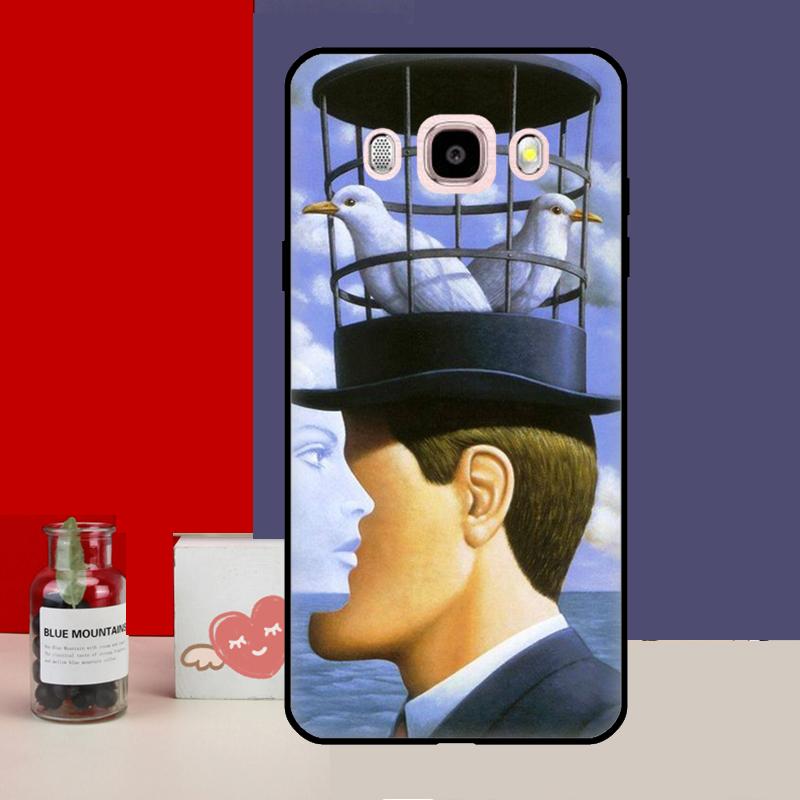 Rene Magritte Case For Samsung Galaxy J4 J6 Plus 2018 J8 A6 A7 A8 A9 J1 A3 A5 2016 J3 J5 J7 2017 Cover