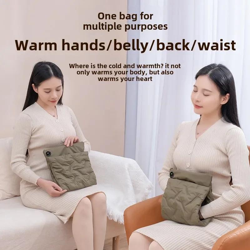 Adjustable USB Goose Down Warming Pad Washable Hand Warmer Temperature Graphene Quick Heating Warming Pad Knee Massager Thermal