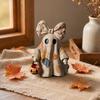 Figura de Fantasma Patchwork Iluminada de Halloween yangyizhi, Lazo Luminoso con Linterna de Calabaza, Lámpara de Fantasmas Decoración para Fiesta Festiva