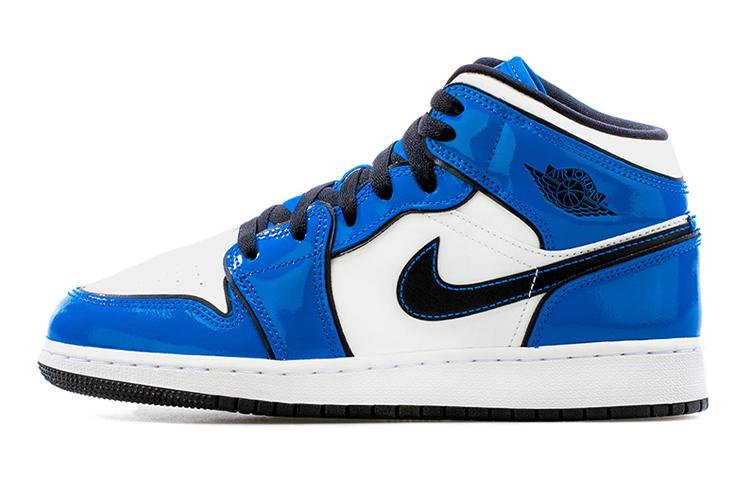 Jordan 1 Mid Signal Blue GS BQ6931-402 36.5