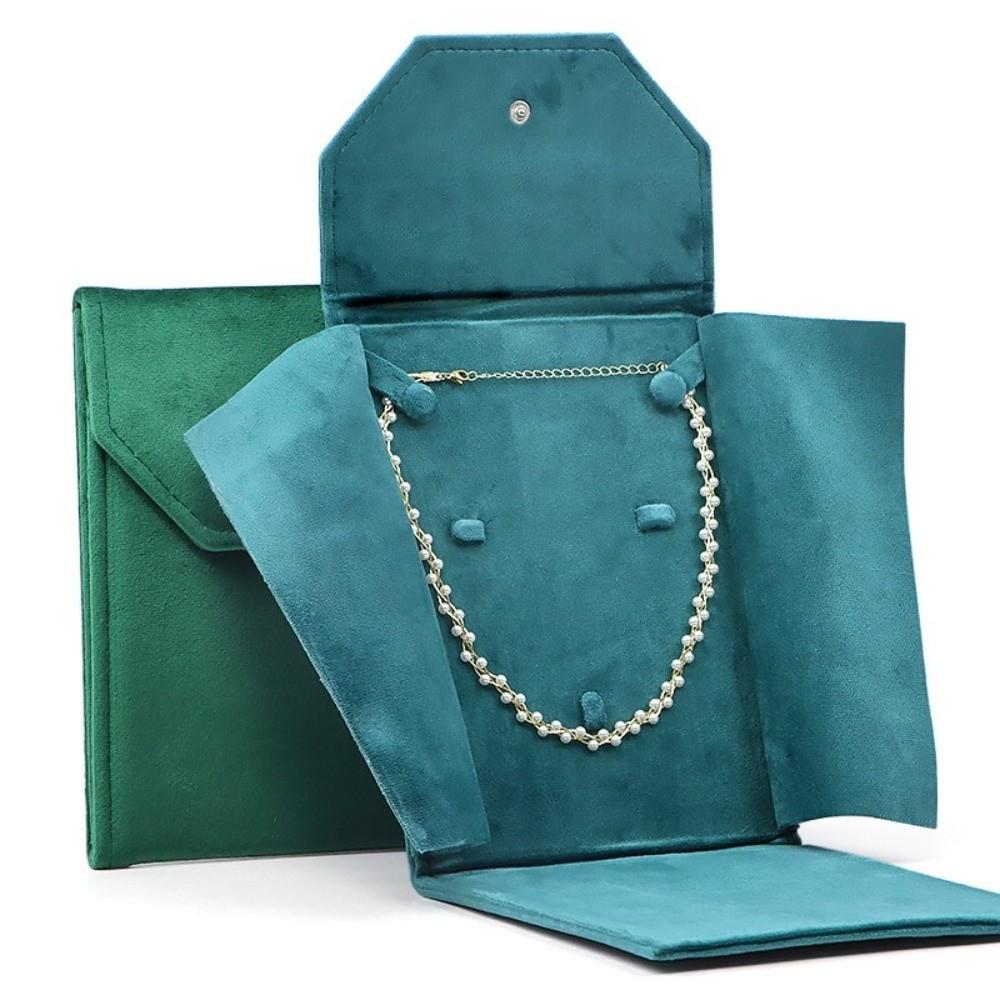 Foldable Jewelry Organizer Pouch Jewelry Storage Box Wedding Gifts Packaging Box