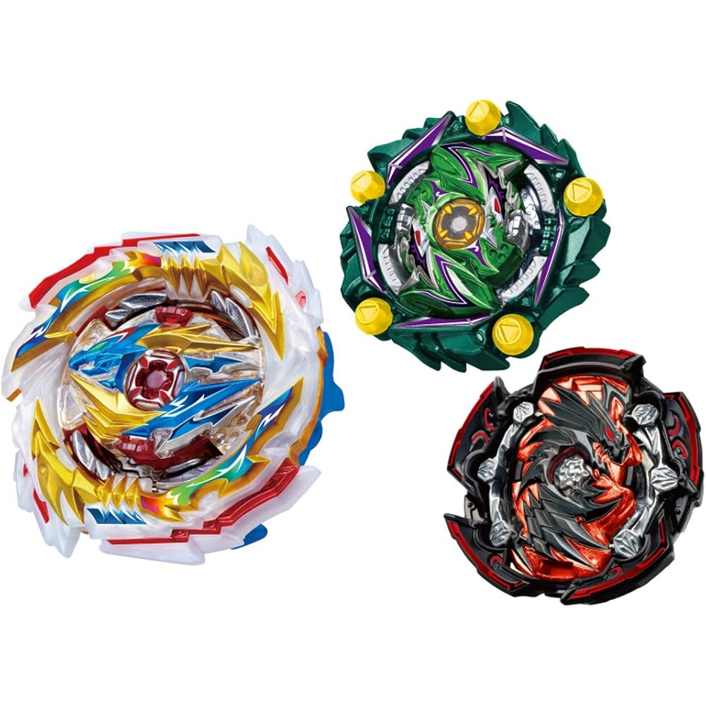 Beyblade Burst B-171 Super King Triple Booster Set with Launchers and Blades
