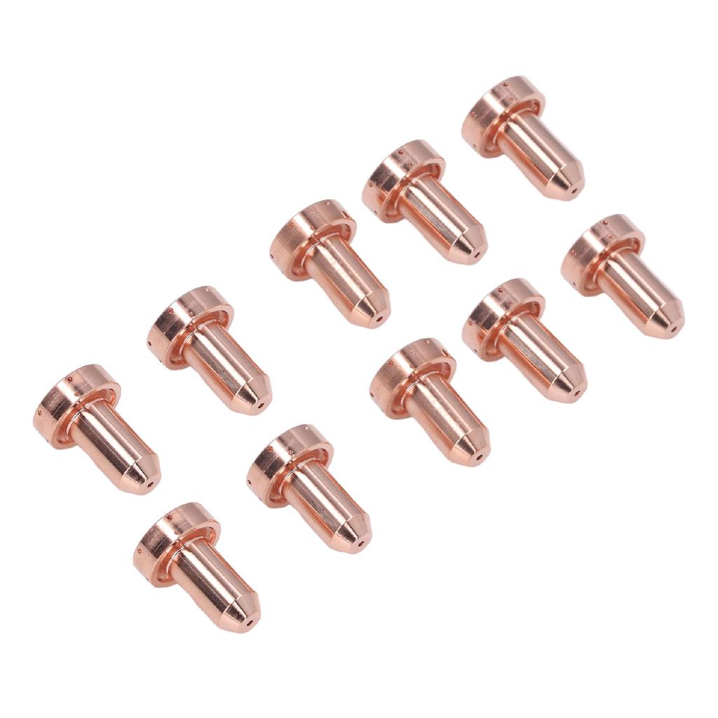 10Pcs 9 8211 Nozzle 60A Brass Plasma Cutting Torch Nozzle Replacement for SL60 SL100