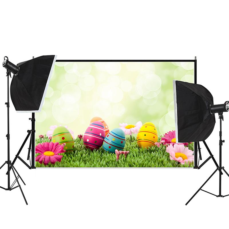 Easter Theme Background Cloth Egg Bunny Backdrop Photography Photographic Party Decor Background Photo Studio