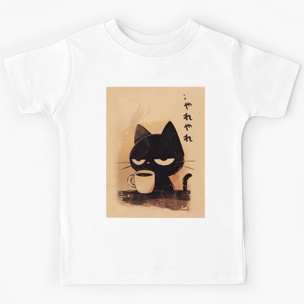 Coffee Cat Kids T-Shirt 100