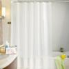 Translucent Waterproof & Mildew-Proof PEVA Shower Partition Curtain