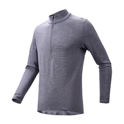 Merino Wool Quick-Dry Half-Zip Long-Sleeve Base Layer