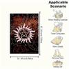 Supernatural Anti-Possession Symbol Poster PrintBlanket Flannel Throw Blanket for Sofa, Bed, Travel, Camping, Office, Couch, Chair, And Bed