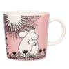 [Official Import] Moomin Classic LOVE 30th Anniversary Mug, Microwave and Dishwasher Safe, 80th Anniversary Edition, Boxed, Pink, 0.3L