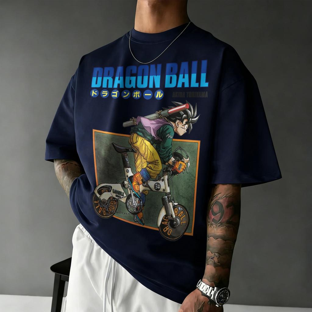 2026 New Summer Dragon Ball 40th Anniversary Kakarot 100% Cotton Anime Printed Fashion T-shirt Extra Size Streetwear Unisex Y2k