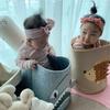 Cartoon Storage Basket Foldable Kids Toys Clothes Shoes Storage Bucket Washable Dirty Clothes Basket Home Storage Laundry Basket
