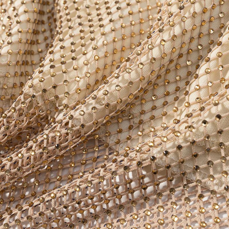 2026 Trendiges Kleid im europäischen und amerikanischen Stil mit Strasssteinen