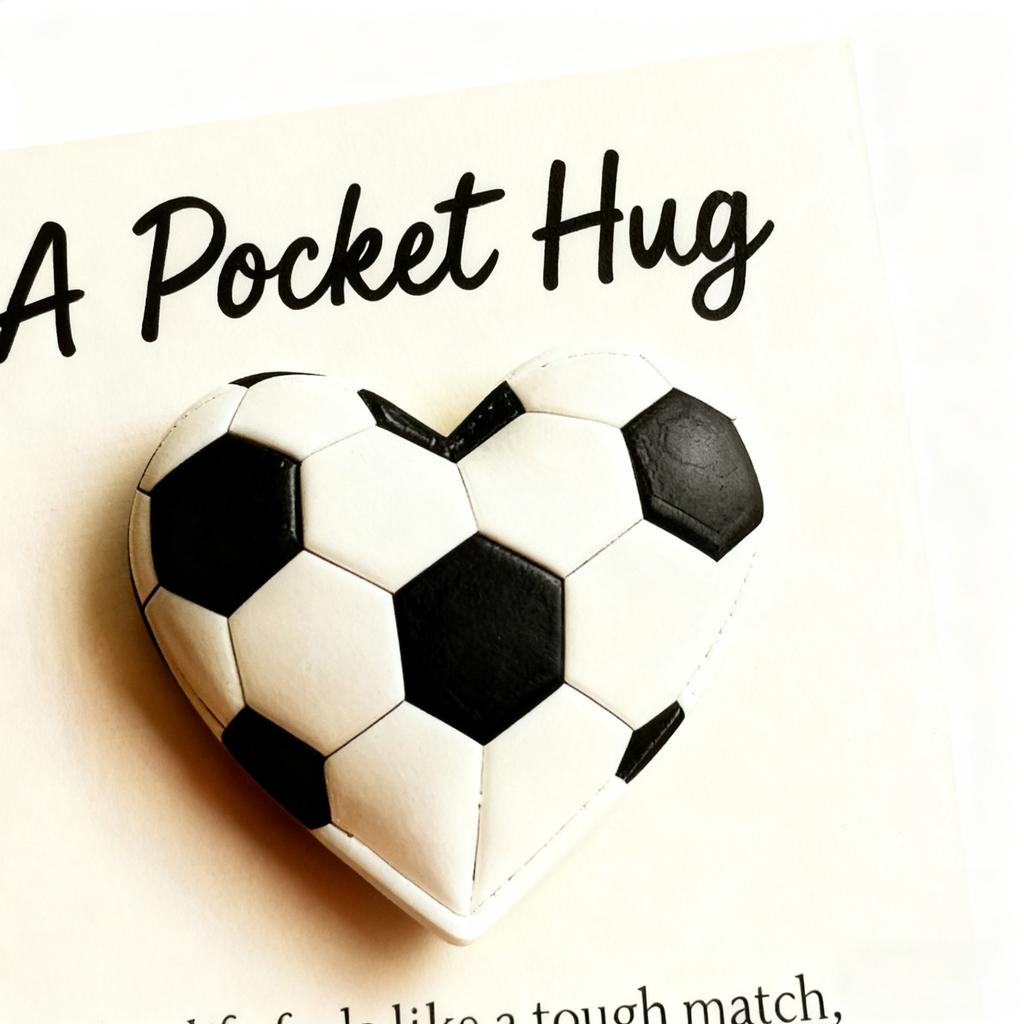 Note Cards Portable Soccer Shape Pendant Funny Greeting Card For Travel Wallet Training Home Friends Family Holiday Birthday